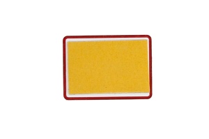 Reflector dreptunghiular (rosu, autoadeziv, 55mm x 40mm x 6,5mm) - Img 2