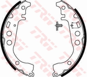 Sabot frana potrivit ALFA ROMEO 90; SUBARU JUSTY IV; TOYOTA ALLION I, BB I, CELICA, COROLLA, IQ, IST, OPA, PORTE I, PREMIO, PRIUS, RAUM, WILL CYPHA I, YARIS, YARIS / VIOS 1.0-2.0 10.84- - Img 2