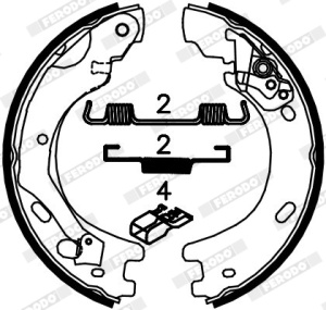 Sabot frana potrivit LAND ROVER DISCOVERY III, RANGE ROVER SPORT I 2.7D-4.4 07.04-03.13 - Img 3