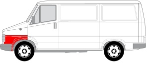 Segment aripa Stanga potrivit CITROEN C25; FIAT DUCATO; PEUGEOT J5 1981-1990 - (Partea fata) - Img 2