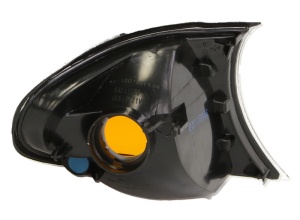 Semnalizator fata Stanga (galben, P21W, rama de sticla neagra) potrivit BMW 3 (E46) 1.6-3.2 12.97-12.07 09.01-03.05 - Img 2