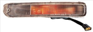 Semnalizator fata stanga potrivit MAZDA 323 COUPE/LIFTBACK 1994-1998 - (transparent, cu lumini de pozitie)
