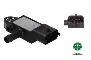 Senzor presiune gaze evacuare (numar pini: 1/3) potrivit ALFA ROMEO 147, 159, BRERA, GT, MITO, SPIDER; CADILLAC BLS; CHEVROLET AVEO, CRUZE, MALIBU; CHRYSLER 300C; FIAT 500, 500 C 1.3D-6.4 04.01- - Img 3