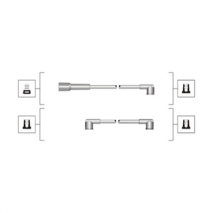 Set cablaj aprindere potrivit LADA SAMARA 1.5 09.87-12.96 - Img 2