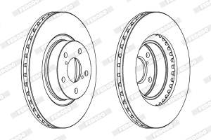 Set discuri frana (2 buc.) Fata Dreapta/Stanga potrivit SUBARU BRZ, FORESTER, IMPREZA, LEGACY I, LEGACY II, LEGACY III, LEGACY IV, LEGACY OUTBACK, LEGACY V, OUTBACK 1.5-3.6 01.89- - Img 3
