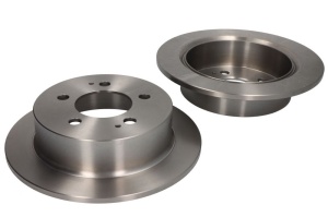 Set discuri frana (2 buc.) Spate Dreapta/Stanga potrivit SSANGYONG ACTYON I, ACTYON SPORTS I, ACTYON SPORTS II, KYRON, REXTON / REXTON II, REXTON W / REXTON, RODIUS II 2.0D-3.2 04.02- - Img 1