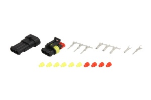 Set reparatie cabluri (numar pini: 3, + soclu; cu dop) potrivit SOLARIS URBINO I, URBINO II 12.0D/6.9D/9.2D 10.98-12.18 - Img 2