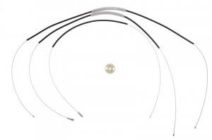Set reparatie macara geam dreapta potrivit MERCEDES VIANO (W639), VITO / MIXTO (W639), VITO (W639) dupa 2003 - (cabluri, electric)