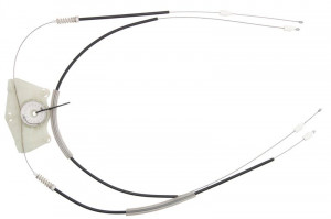 Set reparatie macara geam dreapta potrivit VW NEW BEETLE 1998-2010 - (set, electric)