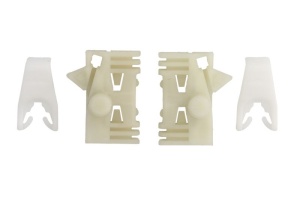 Set reparatie macara geam Fata Dreapta/Stanga potrivit RENAULT ESPACE IV, ESPACE V, LAGUNA II, VEL SATIS dupa 2001 - (2 alunecari)