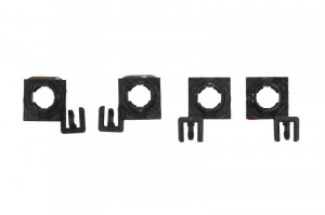 Set suporti senzori parcare Spate 4 buc, plastic potrivit BMW 7 F01, F02, F03, F04 02.08-12.15 06.08-12.15 - Img 3