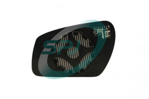 Sticla oglinda exterioara Dreapta potrivit FORD C-MAX, FOCUS II, MONDEO III 2000-2012 - (convexa, incalzita)