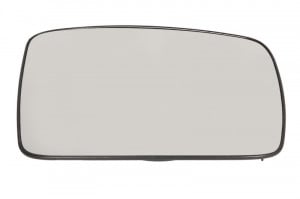 Sticla oglinda exterioara Dreapta potrivit LAND ROVER DISCOVERY III, FREELANDER 2 RANGE ROVER SPORT I 2004-2014 pana in 2009 - (convexa, incalzita, crom)