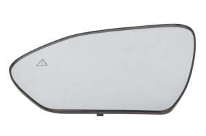 Sticla oglinda stanga potrivit HYUNDAI TUCSON NX4E dupa 2020 - (convex, cu incalzire, asistent schimbare banda)