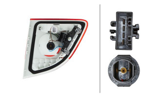 Stop lampa spate Stanga (partea interioara, W16W) potrivit BMW 5 (E60), 5 (E61) 09.02-12.10 - Img 4