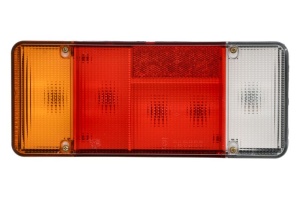Stop spate dreapta (12/24V, cu intermitent, lumina de marșarier, cu lumina stop, lumini parcare, reflector, conector: AMP 7PIN Bayonet) potrivit IVECO DAILY III 05.99-07.07 - Img 1