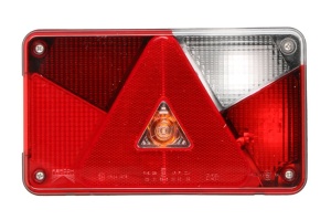Stop spate dreapta MULTIPOINT V (12V, cu intermitent, cu lumina stop, lumini parcare, cu lumina placuta inmatriculare, reflector triunghiular) - Img 1