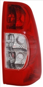Stop spate dreapta potrivit ISUZU D-MAX I RA 2002-2012 - culoare semnalizator alb, culoare sticla rosu, rosu - Img 2