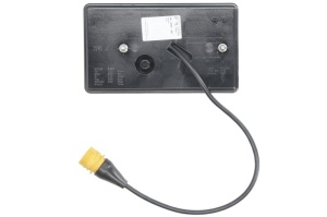 Stop spate stanga MULTI LED (LED, 24V, cu intermitent, cu lumina de ceata, lumina de marșarier, cu lumina stop, lumini parcare, reflector triunghiular, lungimea cablu : 0,5m, conector: ASS2 7PIN, plat) - Img 2
