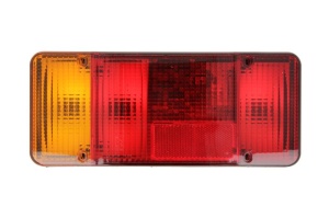 Stop spate stanga (P21W/R5W, 12/24V, cu intermitent, cu lumina de ceata, cu stop, lumina de parcare, reflector, conector: AMP 7PIN Bayonet) potrivit IVECO DAILY III 05.99-04.06 - Img 1