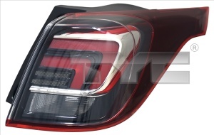 Stop spate stanga potrivit Opel CROSSLAND X dupa 2017 - exterior, LED/WY21W, LED, LED / WY21W