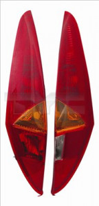 Stop tripla lampa spate dreapta potrivit FIAT PUNTO HATCHBACK 1999-2003 - (Semnalizator portocaliu, culoare sticla: rosu)
