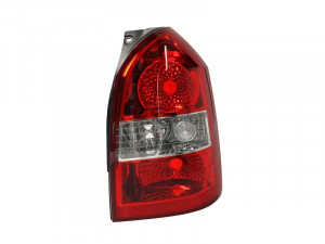 Stop tripla lampa spate dreapta potrivit HYUNDAI TUCSON OFF-ROAD 2004-2010 - (Semnalizator alb, culoare sticla: rosu)