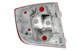 Stop tripla lampa spate dreapta potrivit SKODA RAPID 2012-2017 - (Semnalizator alb, culoare sticla alb-rosu, lumini ceata, lumini mers inapoi) - Img 2