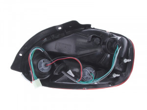 Stop tripla lampa spate stanga potrivit DAEWOO MATIZ HATCHBACK 1998-2008 - (Semnalizator portocaliu, culoare sticla: rosu) - Img 2