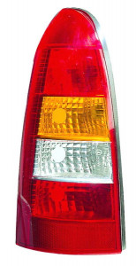 Stop tripla lampa spate stanga potrivit OPEL ASTRA COMBI 1998-2009 - (Semnalizator portocaliu, culoare sticla: rosu)