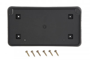 Suport numar fata potrivit JEEP GRAND CHEROKEE IV 2013-2016 - (SUA, plastic, negru)