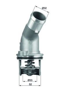 Termostat lichid racire (92°C) potrivit AUDI A4 B6, A4 B7, A6 C5, A6 C6, A8 D3 1.8-4.2 11.98-06.08 - Img 1
