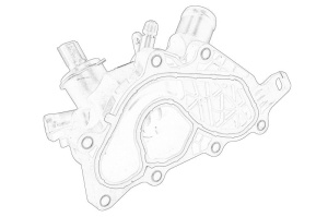 Termostat lichid racire (in carcasa, cu garnitura; cu senzor) potrivit DACIA DOKKER, DOKKER/MINIVAN, DUSTER, LODGY; NISSAN JUKE, QASHQAI II, QASHQAI III, TOWNSTAR, TOWNSTAR/MINIVAN 1.0/1.3/1.3H 01.18- - Img 1