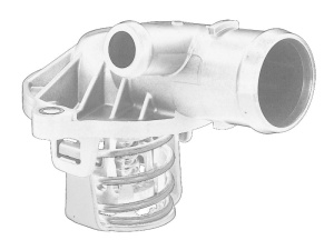 Termostat sistem racire (87°C, in carcasa) potrivit AUDI A4 ALLROAD B8, A4 B8, A5, A6 ALLROAD C6, A6 C6, Q5; PORSCHE CAYENNE; VW PHAETON 2.7D-5.0D 11.02- - Img 1