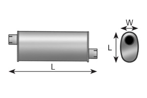 Toba esapament Spate EURO 3 potrivit MERCEDES LK/LN2, VARIO (B667, B670, B668), VARIO (B670, B668, B667) OM356.948-OM904.923 01.84- - Img 2