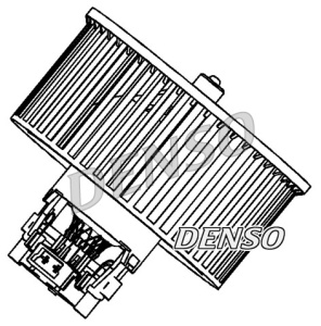 Ventilator habitaclu potrivit OPEL MOVANO A, MOVANO B; RENAULT TRAFIC II; SEAT CORDOBA 1.4-3.0D 02.93- - Img 2