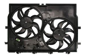 Ventilator radiator (cu carcasa, dublu) potrivit FIAT DUCATO 2.0D-3.0D 07.06- - Img 1