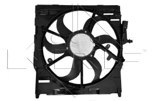 Ventilator radiator (cu carcasa) potrivit BMW X5 (E70), X6 (E71, E72) 3.0 06.07-07.14 - Img 3