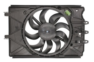 Ventilator radiator (cu carcasa) potrivit FIAT 500L 0.9-1.6D 09.12- - Img 1