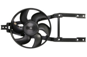 Ventilator radiator (cu carcasa) potrivit FIAT CINQUECENTO, SEICENTO / 600 0.7/0.9/1.1 07.91-01.10 - Img 1