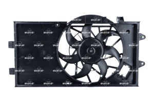 Ventilator radiator (cu carcasa) potrivit FIAT GRANDE PUNTO, PUNTO, PUNTO EVO, PUNTO EVO/HATCHBACK, PUNTO/HATCHBACK; OPEL ADAM, CORSA D, CORSA D/HATCHBACK, CORSA E, CORSA E/HATCHBACK 0.9-1.4LPG 06.05- - Img 3