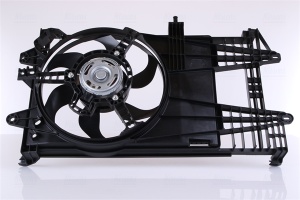 Ventilator radiator (cu carcasa) potrivit FIAT PUNTO, PUNTO/HATCHBACK 1.2 09.99-12.10 - Img 1