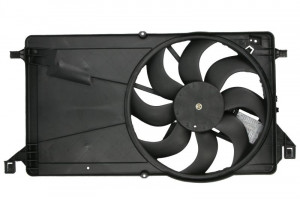 Ventilator radiator (cu carcasa) potrivit FORD C-MAX, FOCUS C-MAX, FOCUS II; MAZDA 3 1.4-2.3 10.03-09.12 - Img 1