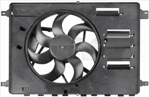 Ventilator radiator (cu carcasa) potrivit FORD GALAXY II, KUGA I, MONDEO IV, S-MAX 1.6-2.5 05.06-06.15 - Img 3