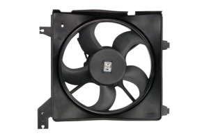 Ventilator radiator (cu carcasa) potrivit HYUNDAI ELANTRA III, GETZ 1.1-2.0D 06.00-12.10 - Img 1
