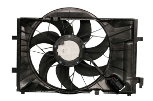 Ventilator radiator (cu carcasa) potrivit MERCEDES C (CL203), C T-MODEL (S203), C (W203), CLC (CL203), CLK (A209), CLK (C209), SLK (R171) 1.8-5.5 05.00-06.11 - Img 2