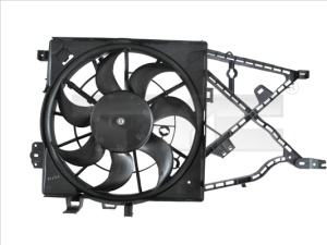 Ventilator radiator (cu carcasa) potrivit OPEL VECTRA B 1.6-2.6 09.95-07.03 - Img 3
