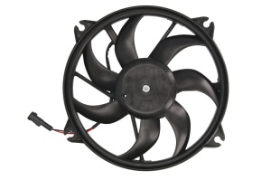 Ventilator radiator Dreapta/Stanga (cu carcasa) potrivit DS DS 4, DS 5; CITROEN C4 II, C4 III, C5 II, C5 III, DS4, DS5; PEUGEOT 308, 308 I, 407, RCZ 1.2-2.2D 03.04- - Img 1