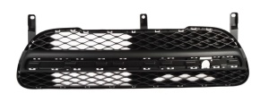 Acoperire bara fata Fata potrivit PEUGEOT 107 2005-2014 - (cu gaura pentru ornarea cromului, negru)