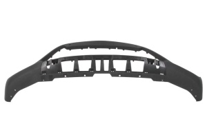 Acoperire bara Fata potrivit BMW X1 F48 2019-2022 - (cu gauri pentru senzorii de parcare; negru-mat)